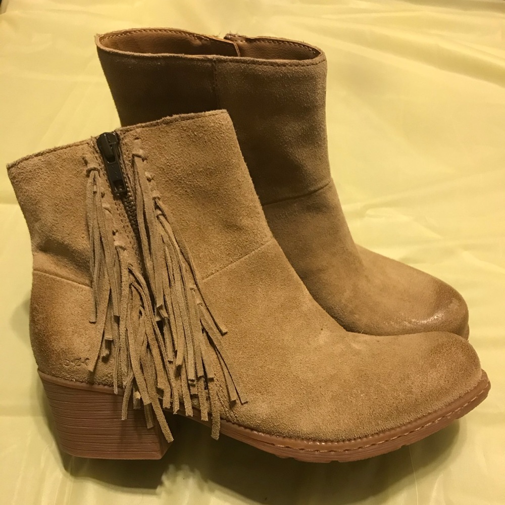 B.O.C Women’s Elise Taupe Suede Ankle Boots